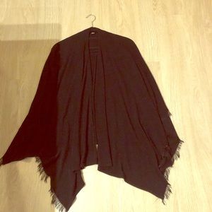 Black poncho